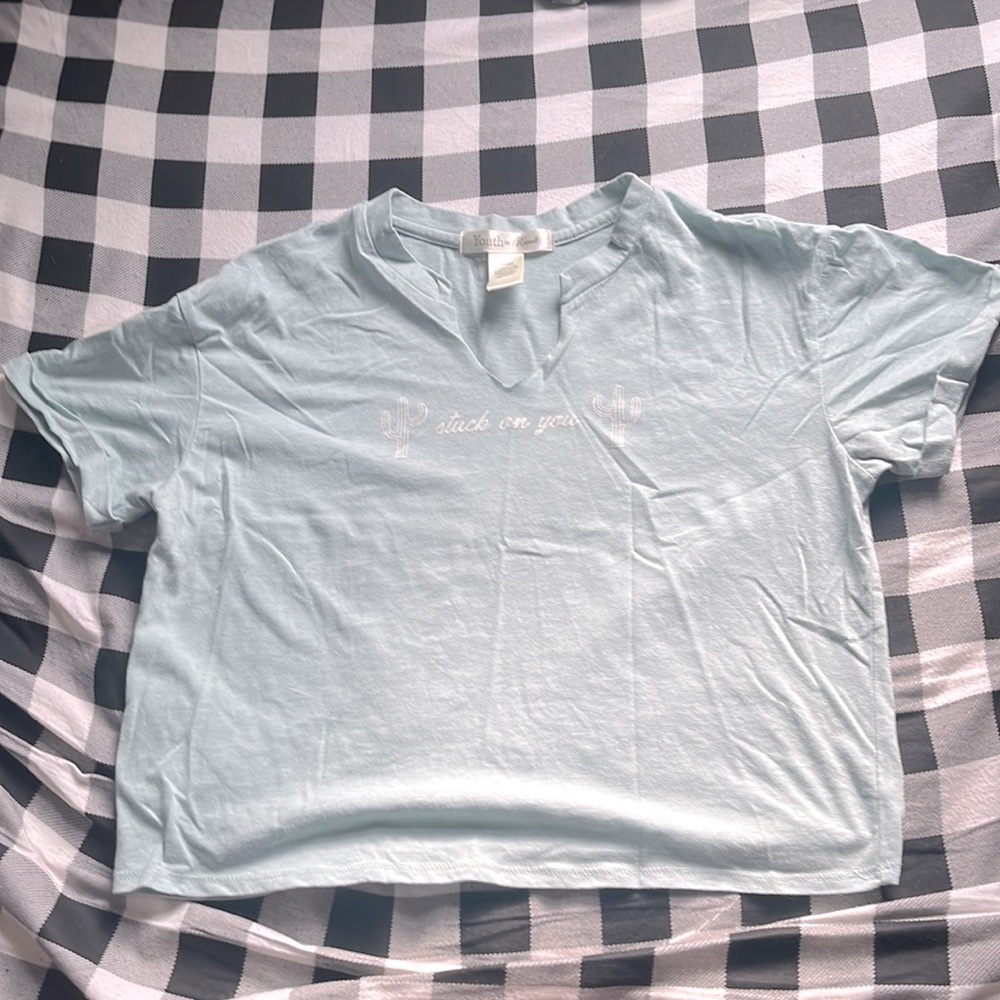Stuck on You Tee Size Medium, Color: Teal